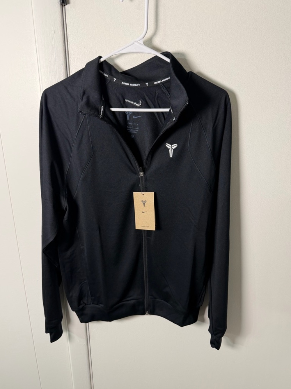 Nike Mamba Mentality DRI-FIT Black Track Jacket Zip-Up Size S